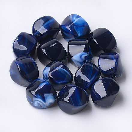 Acrylic Beads X-OACR-T007-08I-1