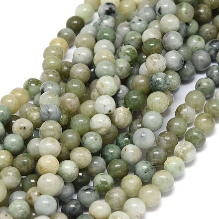 Natürliche Myanmar Jade Perlen Stränge G-O201A-19A-1