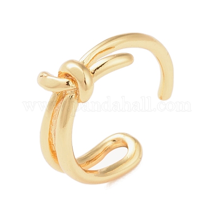 Polsino aperto in ottone&nbsp;RJEW-R143-01D-G-1