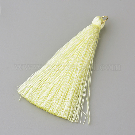 Nylon Thread Tassel Pendants Decoration FIND-Q065-3.5cm-A23-1