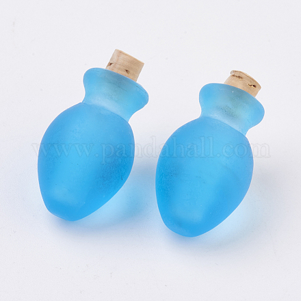 Colgantes de botella de perfume hechos a mano de lampwork LAMP-P044-M01-1