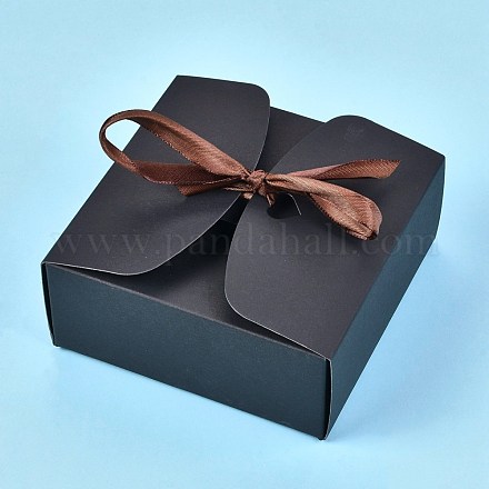 Caja de regalo de papel kraft CON-K006-05A-03-1