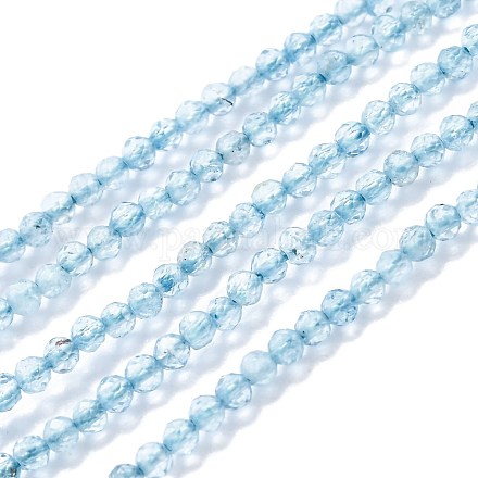 Natural Topaz Crystal Beads Strands G-H266-07A-1