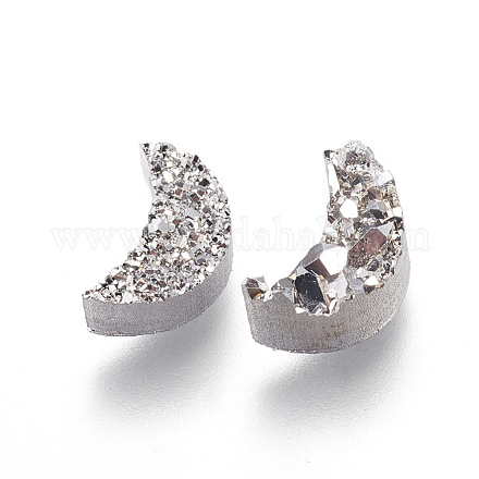 Perlas de resina de piedras preciosas druzy imitación RESI-L026-I04-1