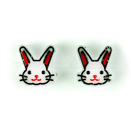 Stampi in silicone per orecchini a forma di orecchio a tema pasquale DIY-J009-01C-1