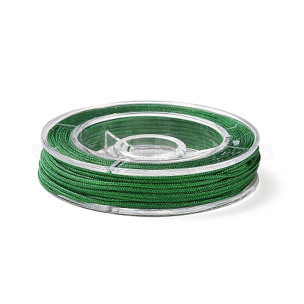 ジュエリー製作用ナイロン糸  濃い緑  0.8mm  約7~9m /ロール NWIR-N001-0.8mm-30-1