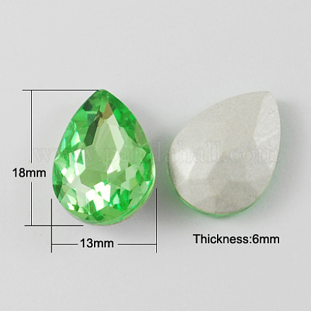 Diamante de imitación de cristal en punta RGLA-Q002-4-1