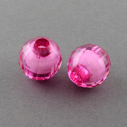 Transparent Acrylic Beads TACR-S081-18-1