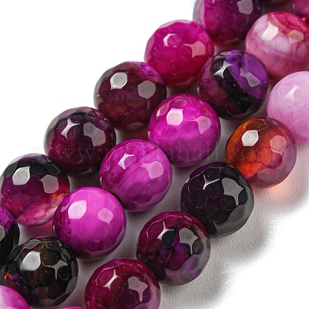 Natürliche Achat Perlen Stränge G-C082-A01-17-1