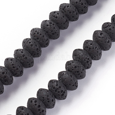 Natural Lava Rock Beads Strands G-F671-01A-14-1