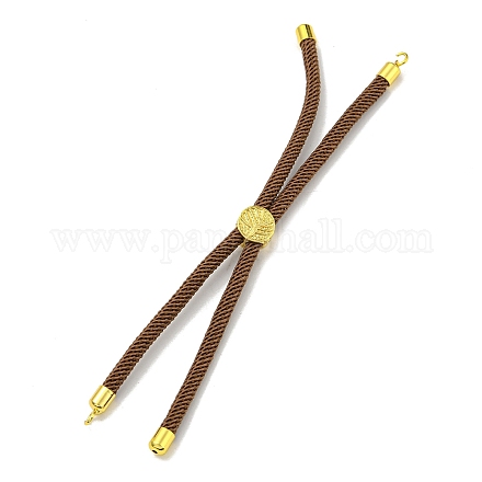 Braccialetti con corde di nylon adatti per ciondoli per connettori AJEW-P116-01G-07-1