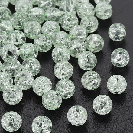 Perline di acrilico trasparente crackle X-MACR-S373-66-N03-1