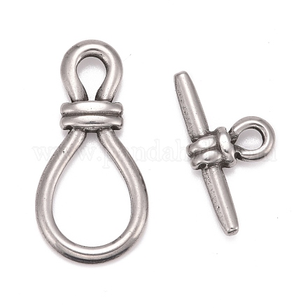 304 Stainless Steel Toggle Clasps STAS-K216-02P-1