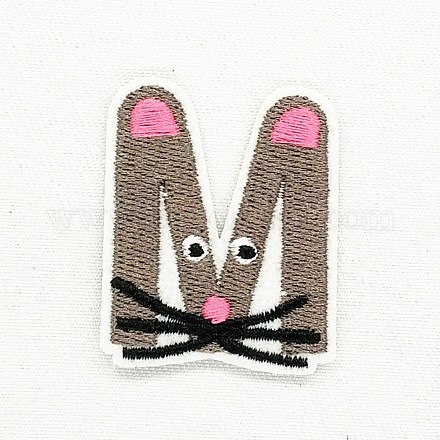 Computerized Embroidery Cloth Iron on/Sew on Patches DIY-K012-01-M-1
