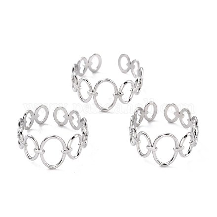 304 anelli in acciaio inox X-RJEW-L102-05P-1