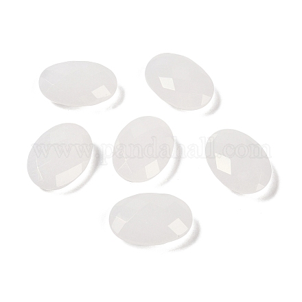 Natürliche weiße Jade Cabochons G-O175-15P-01-1