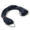 Laser PU Leather Cord, for DIY Jewelry Making, Prussian Blue, 2mm, about 98~100m/Bundle