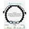 Natural Amazonite Beaded Bracelet with 8mm Matte Stone