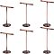 T Bar Iron Earring Displays Sets, Jewelry Display Rack, Jewelry Tree Stand, Red Copper, 90x60x35mm, 110x60x35mm, 125x60x35mm, 3pcs/set