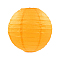 Paper Ball Lantern, Round, Gold, 25cm