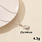 304 Stainless Steel Turtle Pendant Necklaces, Cable Chain Necklaces for Women