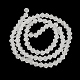 Imitano i fili di perle di vetro smerigliato del cristallo austriaco GLAA-F029-TM2mm-B13-2