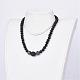 Natural Gemstone Beaded Necklaces & Stretch Bracelets Jewelry Sets SJEW-JS00918-8