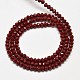 Faceted Rondelle Glass Beads Strands EGLA-J134-4x3mm-A02-2