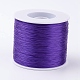 韓国の平らな弾性結晶ストリング  弾性ビーズ糸  ストレッチブレスレット作り用  暗紫色  0.5mm  約546.8ヤード（500m）/ロール EW-G005-0.5mm-12-1