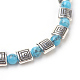 Synthetic Turquoise Jewelry Sets SJEW-JS00980-05-3