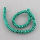 Synthetic Turquoise Heishi Beads Strands TURQ-O001-8x3mm-02-2