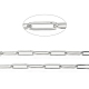304 Stainless Steel Paperclip Chains CHS-F010-01F-P-3