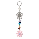 Schlüsselanhänger aus Blumenharz KEYC-JKC00556-01-1