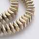 Electroplated Non-magnetic Synthetic Hematite Bead Strand G-E495-08A-1