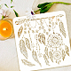 PET Hollow Out Drawing Painting Stencils DIY-WH0391-0674-3