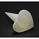 アクリルオリジナルガラスリング指輪ディスプレイスタンド  コーン  ホワイト  46x49x65mm RDIS-G005-02A-2