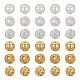 Pandahall 30 шт. 6 стильные латунные бусины KK-TA0001-24-3