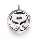 316 Surgical Stainless Steel Diffuser Locket Pendants STAS-H342-02P-1