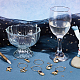 Beebeecraft 1 boîte de 36 pièces 8 styles de breloques en verre à vin comprenant un anneau ouvert plaqué or 18 carats DIY-BBC0001-19-5