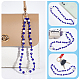Lanière de téléphone en perles acryliques AJEW-WH0258-654-4