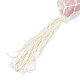 ジェムストーンペンダントの飾り  木綿糸で  ナゲット  310~325mm AJEW-I059-08B-4