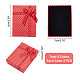 Pandahall elite paquetes de regalos del día de san valentín cajas de cartón para juegos de joyas CBOX-PH0002-02-2