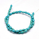 Chapelets de perle en turquoise synthétique teinte G-M143-05-B-2