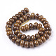 Natural Wood Lace Stone Bead Strands X-G-O162-15-8x12mm-2