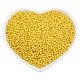 FINGERINSPIRE 11200pcs 12/0 Glass Seed Beads Opaque Color (Yellow) Loose Beads 2mm Pony Beads for DIY Craft Bracelet Necklace Jewelry Making(6OZ) SEED-OL0001-04-07-1