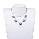 Сплавы эмали подвески ожерелья NJEW-JN02750-5