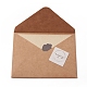 Ensemble d'enveloppes kraft et de cartes de vœux à motif de feuilles DIY-WH0161-37A-2