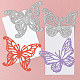 Globleland 6 Stück gekritzelte Schmetterlinge DIY-WH0309-824-3