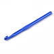 アルミかぎ針編みのフック  ブルー  150x11x9mm  ピン：9mm X-TOOL-T006-36-1