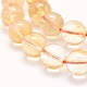 Chapelets de perles de citrine naturelle G-O166-10-7mm-3